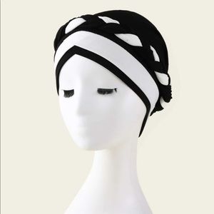 Black and White Turban